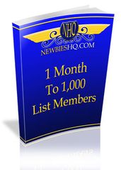 1 Month To 1,000 List Members