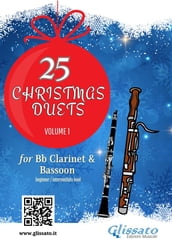 25 Christmas Duets book for Bb Clarinet and Bassoon - Volume 1