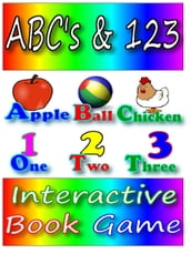 ABC s & 123 Interactive Book Game