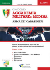 Accademia Militare di Modena. Arma dei Carabinieri. Prova Orale