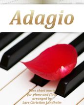 Adagio Pure sheet music for piano and flute arranged by Lars Christian Lundholm