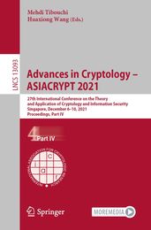 Advances in Cryptology  ASIACRYPT 2021