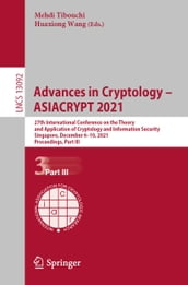 Advances in Cryptology  ASIACRYPT 2021