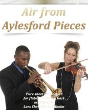 Air from Aylesford Pieces Pure sheet music duet for flute and double bass arranged by Lars Christian Lundholm
