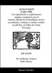 Almanaque para 1566 de Nostradamus