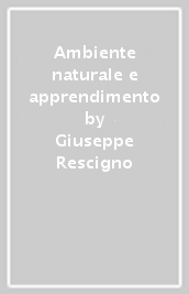 Ambiente naturale e apprendimento