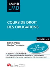 Amphi LMD - Cours de droit des obligations - 3e édition