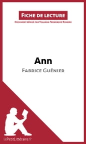 Ann de Fabrice Guénier (Fiche de lecture)