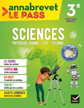 Annabrevet Le Pass - Sciences 3e