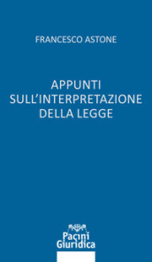 Appunti sull interpretazione della legge