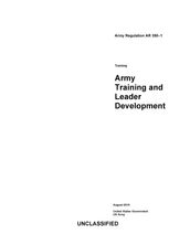 Army Regulation AR 350-1 Army Training and Leader Development August 2019