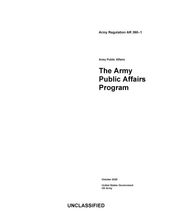 Army Regulation AR 360-1 The Army Public Affairs Program October 2020