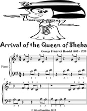Arrival of the Queen of Sheba Beginner Piano Sheet Music Tadpole Edition
