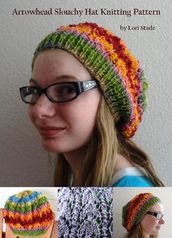 Arrowhead Slouchy Hat Knitting Pattern