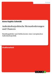 Außenkulturpolitische Herausforderungen und Chancen