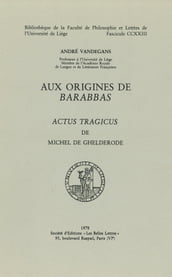 Aux origines de Barabbas