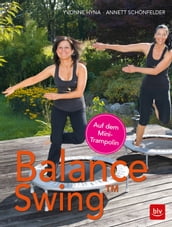 Balance Swing auf dem Mini-Trampolin