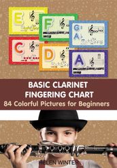 Basic Clarinet Fingering Chart: 84 Colorful Pictures for Beginners