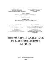 Bibliographie analytique de l Afrique antique LI (2017)