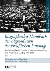 Biographisches Handbuch der Abgeordneten des Preußischen Landtags