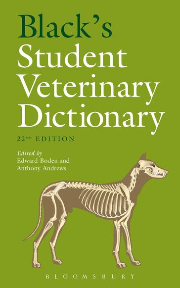 Black's Student Veterinary Dictionary - Dr Anthony Andrews - Dr Edward Boden