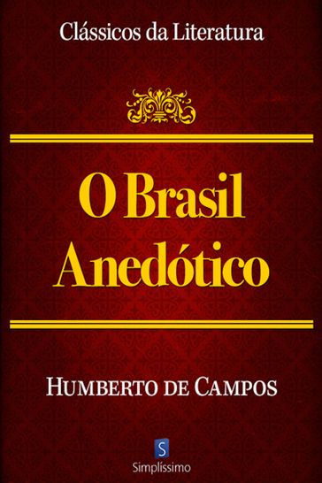 Brasil Anedótico - Humberto de Campos