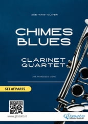 Clarinet sheet music for quartet: Chimes Blues (parts)