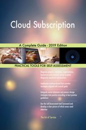 Cloud Subscription A Complete Guide - 2019 Edition