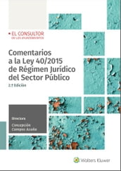 Comentarios a la Ley 40/2015 de régimen jurídico del sector público (2.ª Edición)