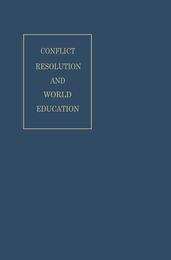 Conflict Resolution and World Education