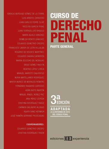 Curso de Derecho Penal. Parte General. 3ª Edición (ePub) - Ignacio Berdugo Gómez de la Torre