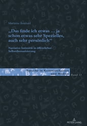 «Das finde ich etwas (.) ja schon etwas sehr Spezielles, auch sehr persoenlich.»