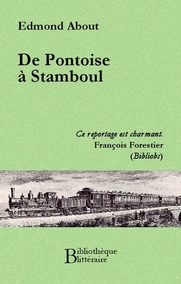 De Pontoise à Stamboul - Edmond About