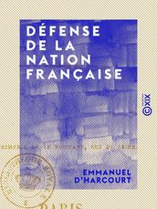 Défense de la nation française