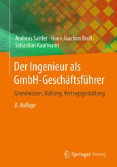 Der Ingenieur als GmbH-Geschäftsführer