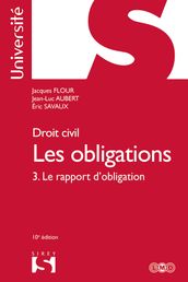 Droit civil Les obligations - Le rapport d obligation 10ed