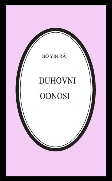 Duhovni odnosi - Bô Yin Râ