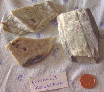 Einige ausgesuchte Mineralien und Gesteine aus dem Waldviertel und der Wachau in Niederösterreich. - Anton Luible