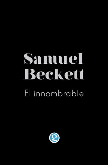 El innombrable - Beckett Samuel