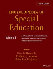 Encyclopedia of Special Education, Volume 1