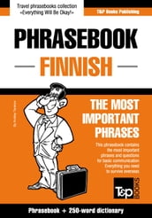 English-Finnish phrasebook and 250-word mini dictionary