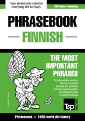 English-Finnish phrasebook and 1500-word dictionary