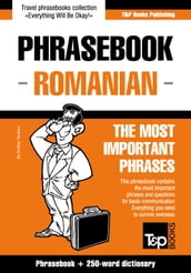 English-Romanian phrasebook and 250-word mini dictionary