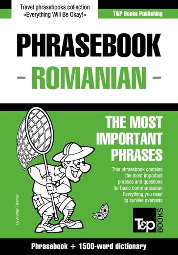 English-Romanian phrasebook and 1500-word dictionary - Andrey Taranov