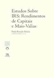 Estudos Sobre IRS: Rendimentos de Capitais e Mais-Valias (N.º 2 da Colecção)