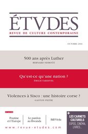 Etudes Octobre 2016