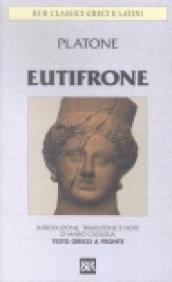 Eutifrone. Testo greco a fronte