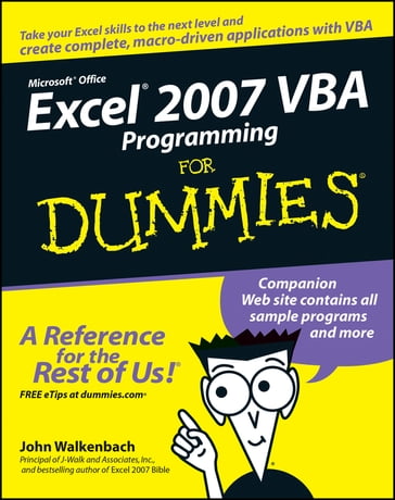 Excel 2007 VBA Programming For Dummies - Jan Karel Pieterse - John Walkenbach