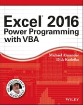 Excel 2016 Power Programming with VBA