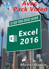 Excel 2016 avec pack vidéo